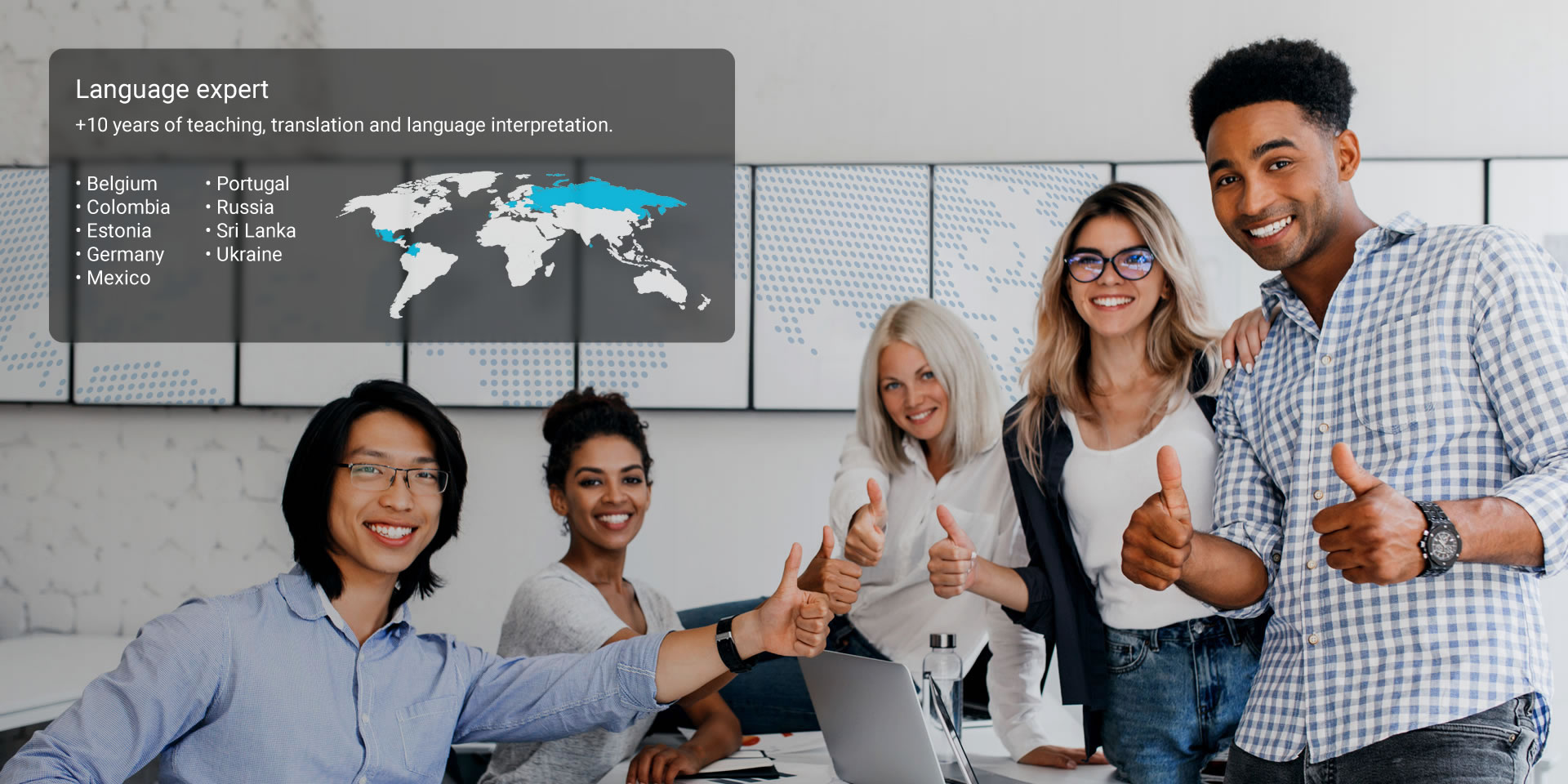 Students from all over the world. Results that speak for themselves